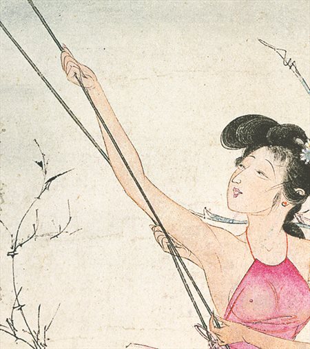 太谷-胡也佛的仕女画和最知名的金瓶梅秘戏图